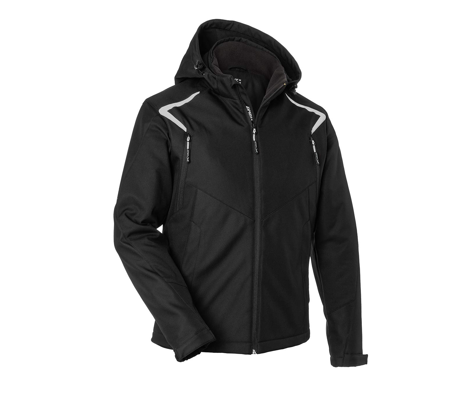 k-bler-activiq-softshell-jacke-herren-windabweisende-arbeitsjacke-mit-reflex image 2