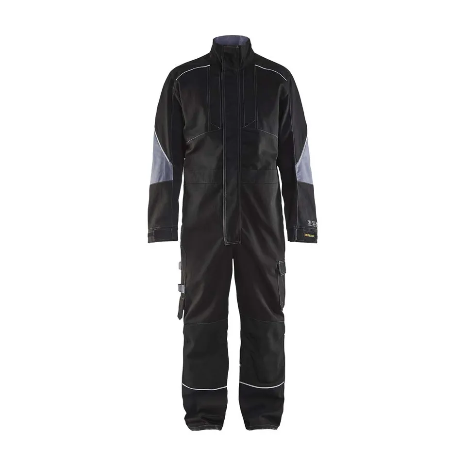 bl-kl-der-6061-flammschutz-overall-schwarz-grau-c64 image 1