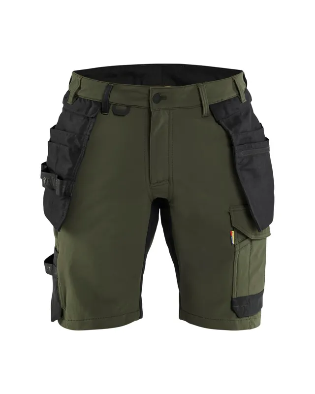 bl-kl-der-1702-stretch-4d-arbeitsshorts-waldgr-n-schwarz-4xl-c64 image 1