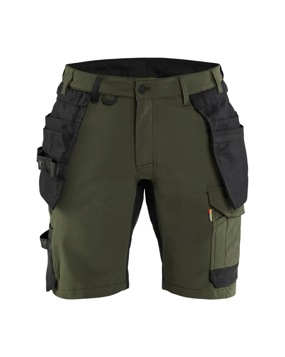 bl-kl-der-1702-stretch-4d-arbeitsshorts-waldgr-n-schwarz-4xl-c64 image 1