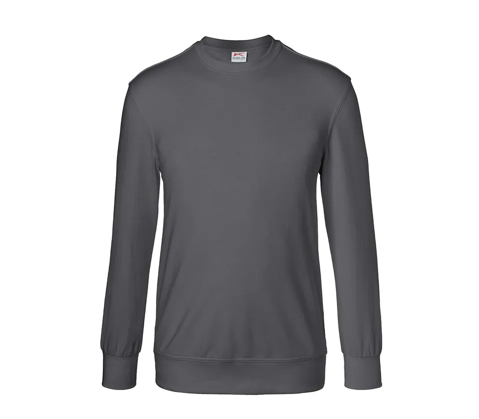 k-bler-shirts-sweatshirt-anthrazit-melange-workwear-sweatshirt image 1