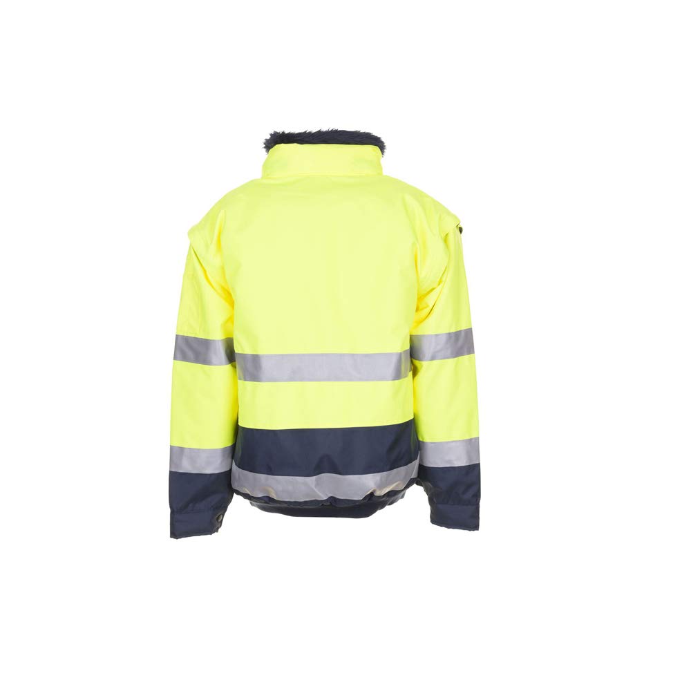 planam-warnschutz-komfortjacke-gelb-marine-gr-e-xxl image 4