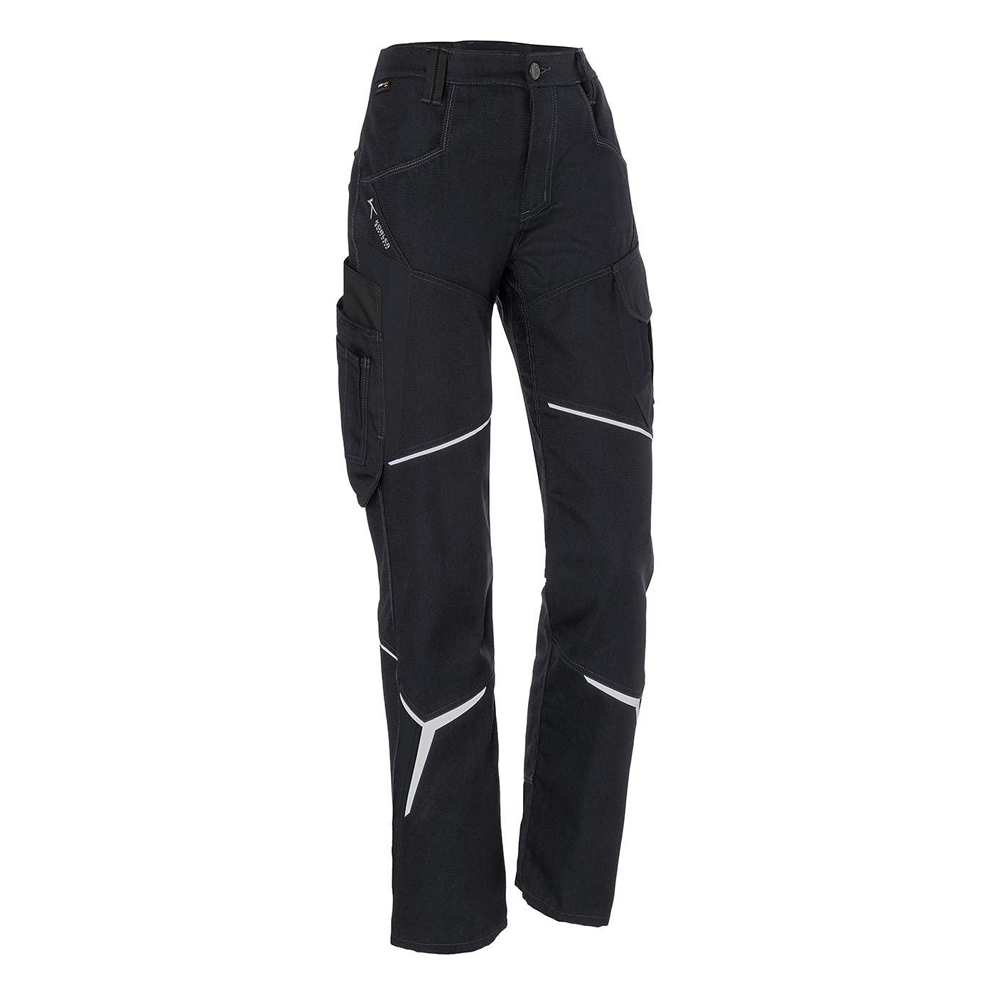k-bler-bodyforce-damen-arbeitshose-mit-stretch-und-reflex-damenhose image 5